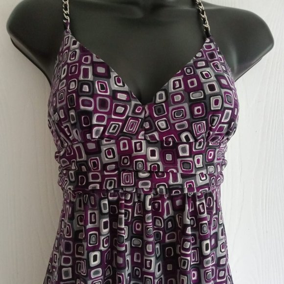 Ripe | Chic Multicolor with chain strap detail top - Picture 2 of 7